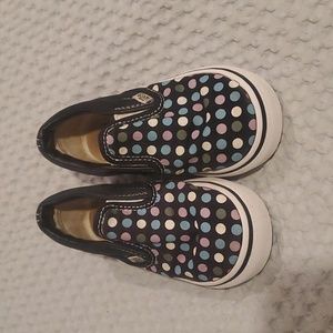 Vans Polka Dot Slip On Shoes Size 7